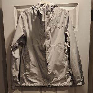 The North Face Women's Light Gray Gortex Rain Jacket